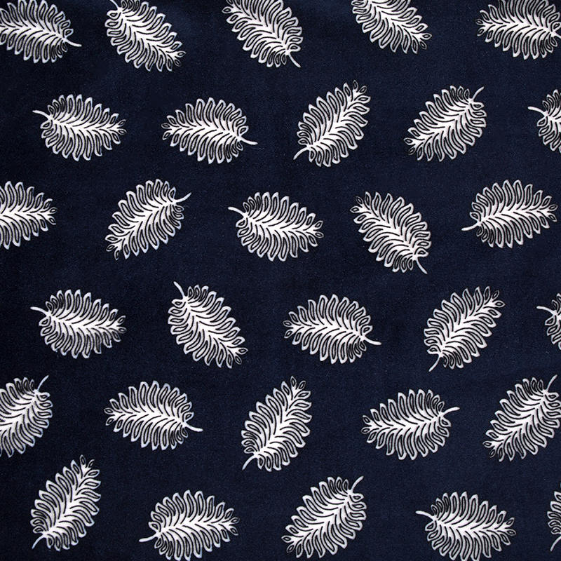 Enkelzijds bedrukt polyester koraal fluweel