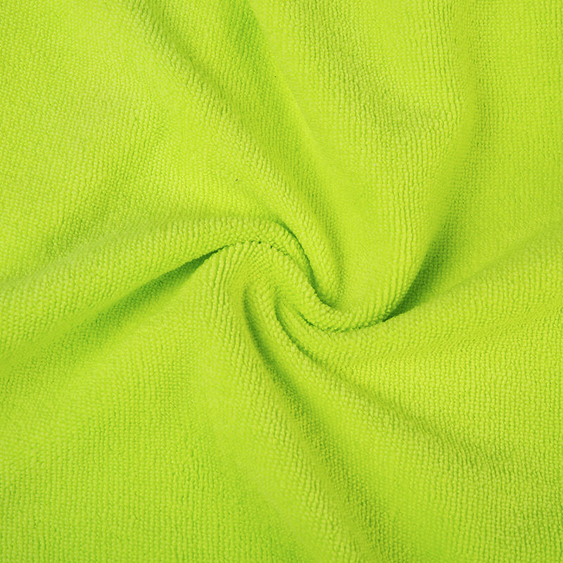 Dubbelzijdig kationisch vlak polyester Terry-doek