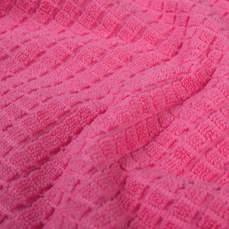 Dubbelzijdige gewone weefpolyester nylon terry doek