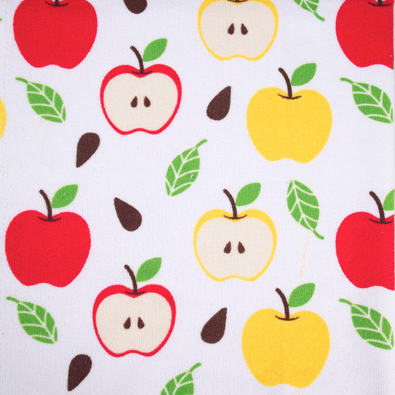 Dubbelzijdige digitale gedrukte all-polyester Terry-doek